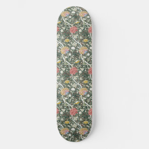 Morris Cray Vintage Bloem Florale Ontwerp Groen Persoonlijk Skateboard
