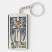 Morris - Dag engel met een zon Sleutelhanger (achterkant)