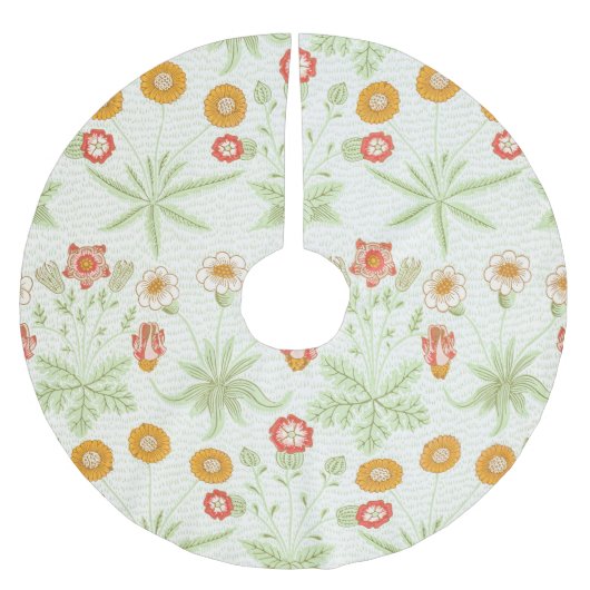 Morris Daisy, Classic Victorian Floral Pattern Kerstboom Rok (Voorkant)