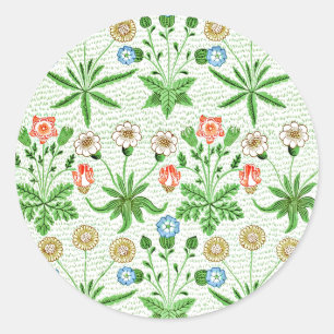 Morris - Daisy van William Morris Ronde Sticker