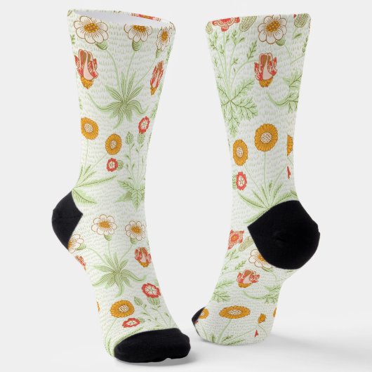 Morris Daisy, Victoriaans bloemmotief Sokken (Gebogen)