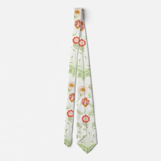 Morris Daisy, Victoriaans bloemmotief Stropdas (Achterkant)