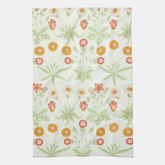 Morris Daisy, Victoriaans bloemmotief Theedoek (Verticaal)