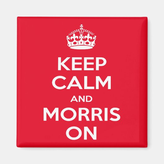 Morris Dancer's - Hou Calm Morris aan Magneet (Voorkant)
