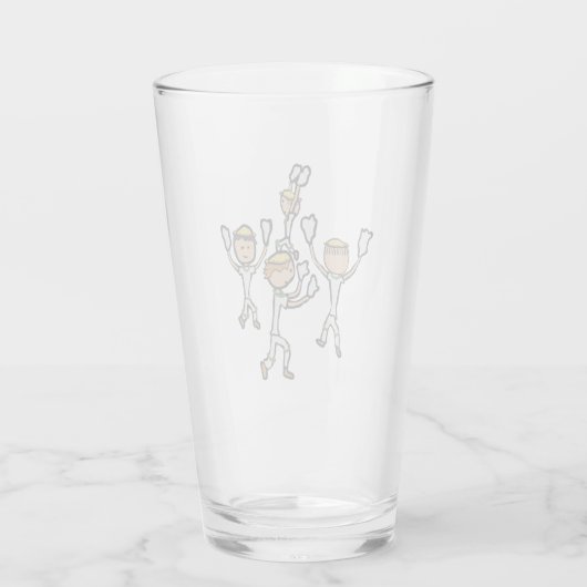 Morris Dancing Glas (Achterkant)