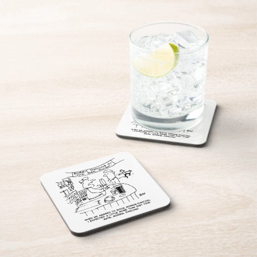 Morris Dancing in Pub. Traditional Morris Dancing Bier Onderzetter (Rechterzijde)