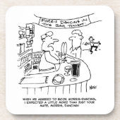 Morris Dancing in Pub. Traditional Morris Dancing Bier Onderzetter (Voorkant)