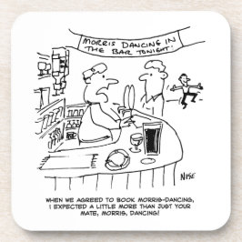 Morris Dancing in Pub. Traditional Morris Dancing Bier Onderzetter