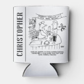 Morris Dancing in Pub. Traditional Morris Dancing Blikjeskoeler (Voorkant)