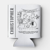 Morris Dancing in Pub. Traditional Morris Dancing Blikjeskoeler (Achterkant)