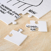 Morris Dancing in Pub. Traditional Morris Dancing Legpuzzel (Zijkant)