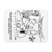 Morris Dancing in Pub. Traditional Morris Dancing Magneet (Horizontaal)