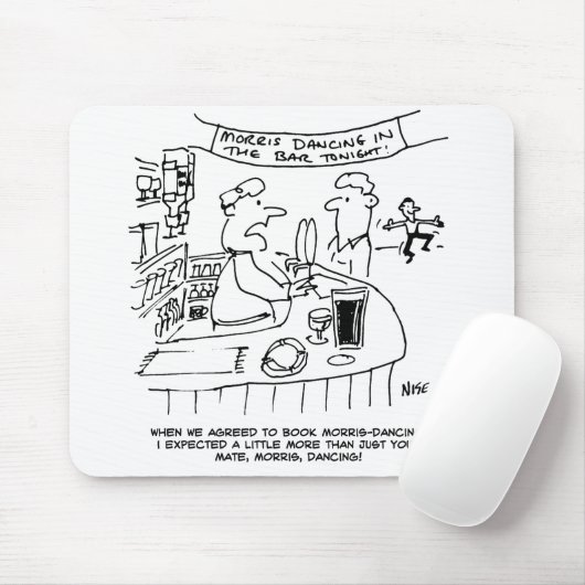 Morris Dancing in Pub. Traditional Morris Dancing Muismat (Met muis)