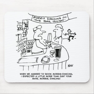 Morris Dancing in Pub. Traditional Morris Dancing Muismat