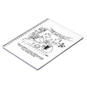 Morris Dancing in Pub. Traditional Morris Dancing Notitieboek (Linkerzijde)