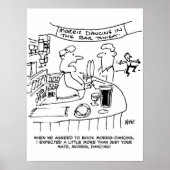 Morris Dancing in Pub. Traditional Morris Dancing Poster (Voorkant)