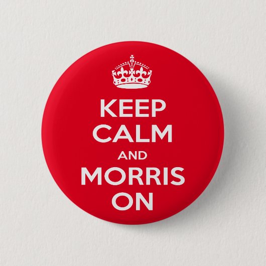 Morris Dancing Ronde Button 5,7 Cm (Voorkant)
