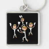 Morris Dancing Sleutelhanger (Voorkant)