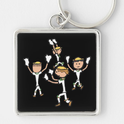 Morris Dancing Sleutelhanger (Voorkant)