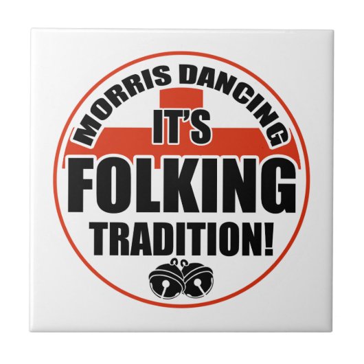 Morris Dancing, Tradition Tegeltje (Voorkant)