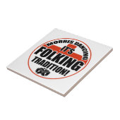 Morris Dancing, Tradition Tegeltje (Zijkant)