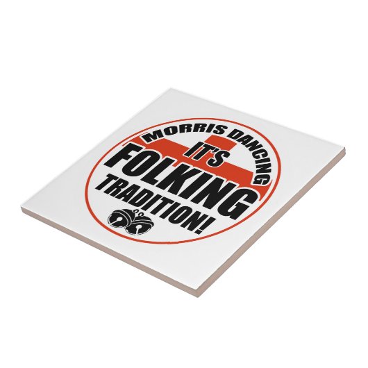 Morris Dancing, Tradition Tegeltje (Zijkant)