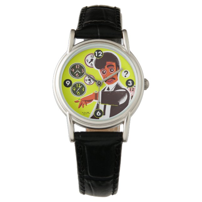 Morris Day Hoe laat? Genummerd volgen Horloge (Voorkant)