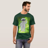 Morris de mummie op groen t-shirt (Voorkant volledig)