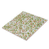 Morris - Delicate Bloem Motief Tegeltje (Zijkant)