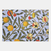 Morris: Drie patronen: Blauwe Mallow, Fruit, Daisy Inpakpapier Vel (Voorkant 2)