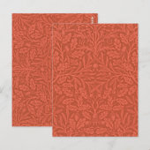 Morris - eikels en eikenbladeren, briefkaart (Voorkant / Achterkant)