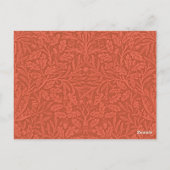 Morris - eikels en eikenbladeren, briefkaart (Achterkant)