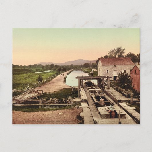 Morris en Essex Canal op Waterloo, New Jersey Briefkaart (Voorkant)