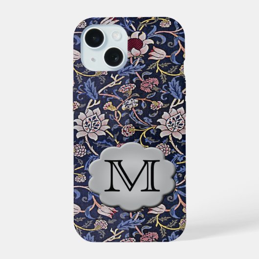 Morris Evenlode Monogram iPhone 15 Case (Achterkant)