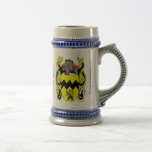 Morris Family Crest Stein Bierpul