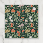 Morris Floral Garden bruiloft Bedankjes Labels (Achterkant)