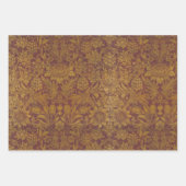  Morris Floral Sunflower Grapes Blue Yellow Inpakpapier Vel (Voorkant 3)