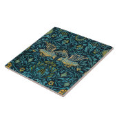 Morris - Flying Birds Bloempatroon Splicing Tegeltje (Zijkant)