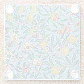 Morris - Four Fruits Glazen Onderzetter (Achterkant)