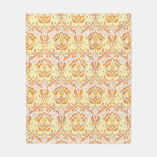 Morris Golden Bough: klassieke botanische eleganti Fleece Deken (Voorkant)