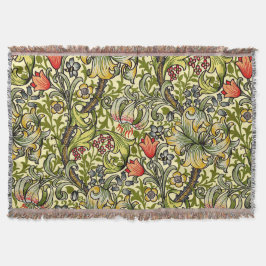 Morris Golden Lily Pattern Rugs Deken