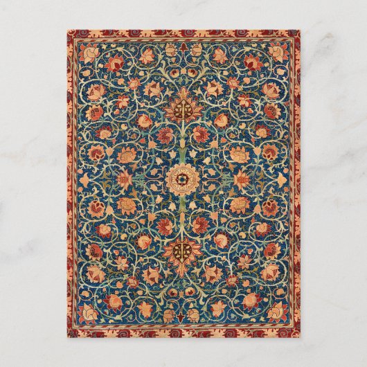 Morris - Holland Park,  tapijtontwerp Briefkaart (Voorkant)