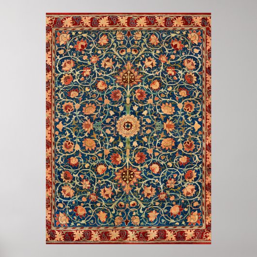 Morris - Holland Park,  tapijtontwerp Poster (Voorkant)