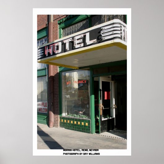 Morris Hotel, Reno, Nevada Poster (Voorkant)