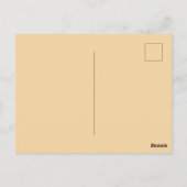 Morris Inspired Lily Flower Botanische rode textie Briefkaart (Achterkant)