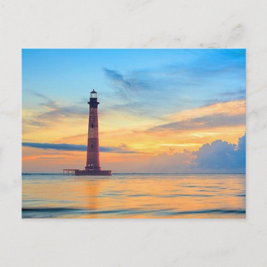 Morris Island Light Briefkaart (Voorkant)