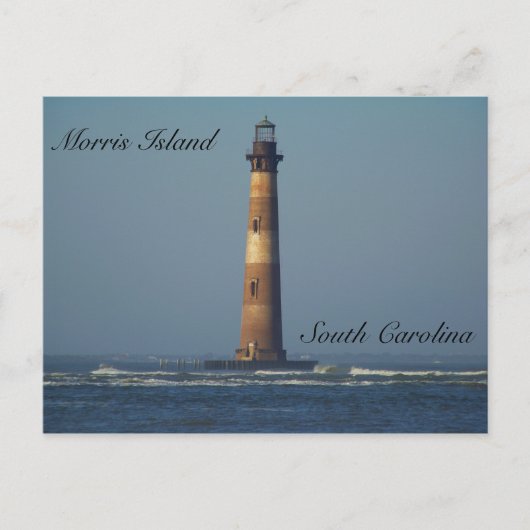 Morris Island Lighthouse Briefkaart (Voorkant)