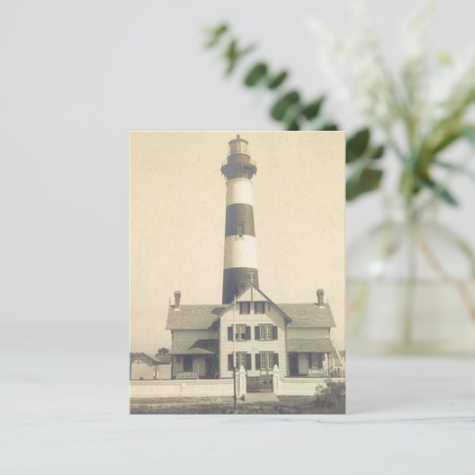 Morris Island Lighthouse Briefkaart (Staand voorkant)