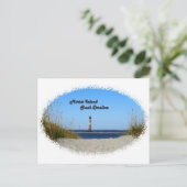 Morris Island - Lighthouse Briefkaart (Staand voorkant)