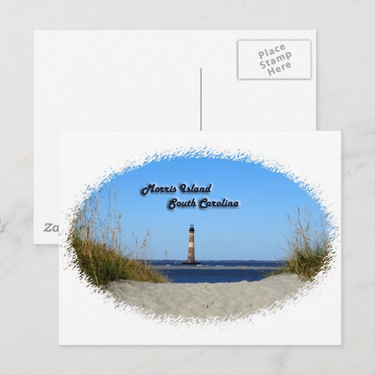 Morris Island - Lighthouse Briefkaart (Voorkant / Achterkant)